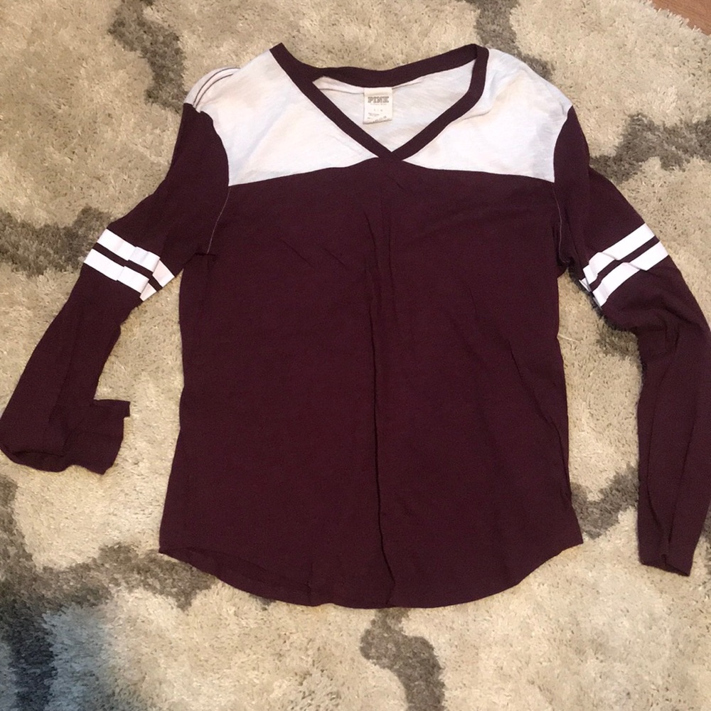 PINK VICTORIAS SECRET LONG SLEEVE